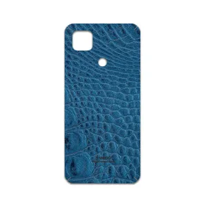 MAHOOT Blue-Crocodile-Leather Cover Sticker for Xiaomi Redmi 9C NFC