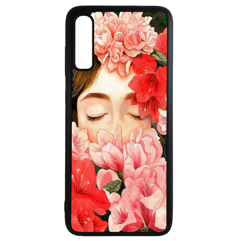 کاور طرح دختر کد 110646 مناسب برای گوشی موبایل سامسونگ galaxy a50