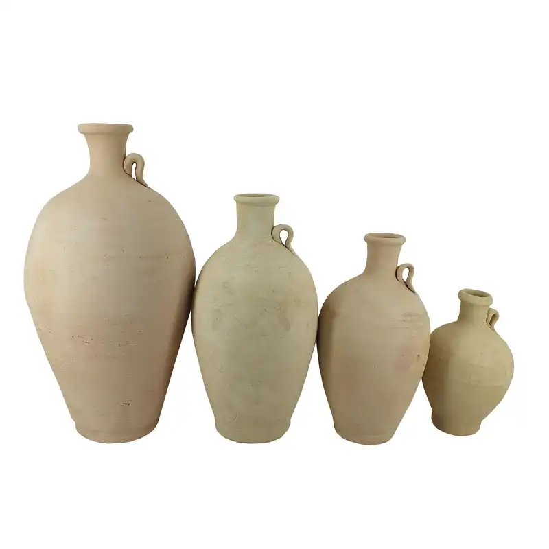 کوزه سفالی مدل سنتی مجموعه 4 عددی