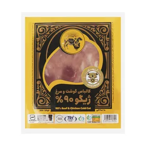 کالباس گوشت و مرغ 90 درصد ژیگو آرزومان - 300 گرم 