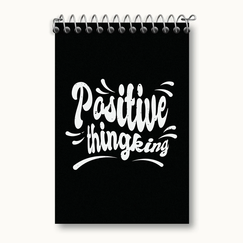 دفتر یادداشت 50 برگ خندالو مدل Pasitive Thingking کد F1041