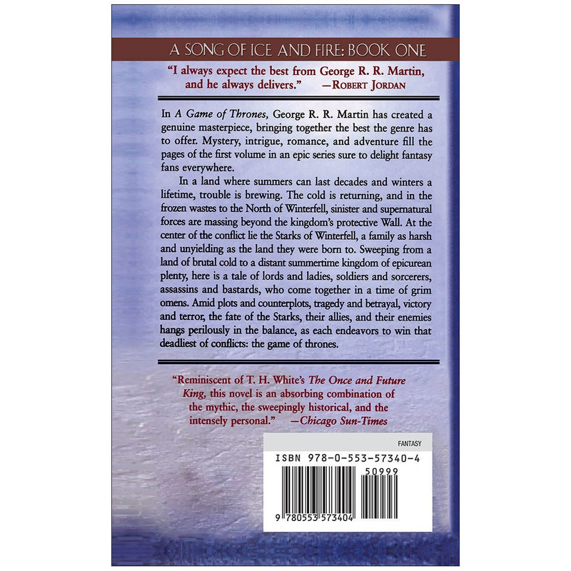 کتاب A Game Of Thrones اثر George R.R Martin انتشارات Bantam