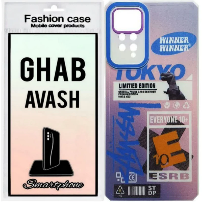 کاور قاب آوش طرح عروسکی مدل 04T مناسب برای گوشی موبایل شیائومی redmi note12 pro 4G