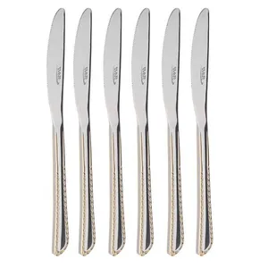 کارد غذاخوری ناب استیل مدل برلین بسته 6عددی 