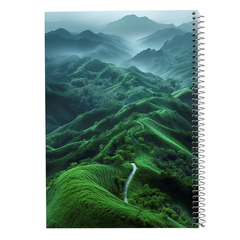 دفتر شطرنجی 50 برگ مدوپد طرح طبیعت کد DF15389