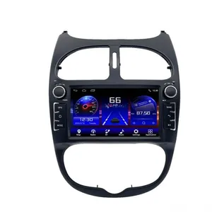 پخش کننده تصویری خودرو مدل 16+1 مناسب برای پژو 206