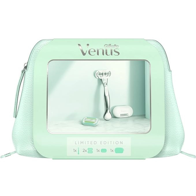 خود تراش ژیلت مدل Venus Extra Smooth Platinum به همراه تیغ یدک