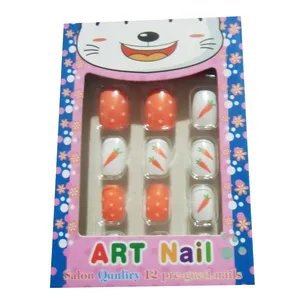 ناخن مصنوعی بچگانه نیل آرت مدل y5 مجموعه 12 عددی