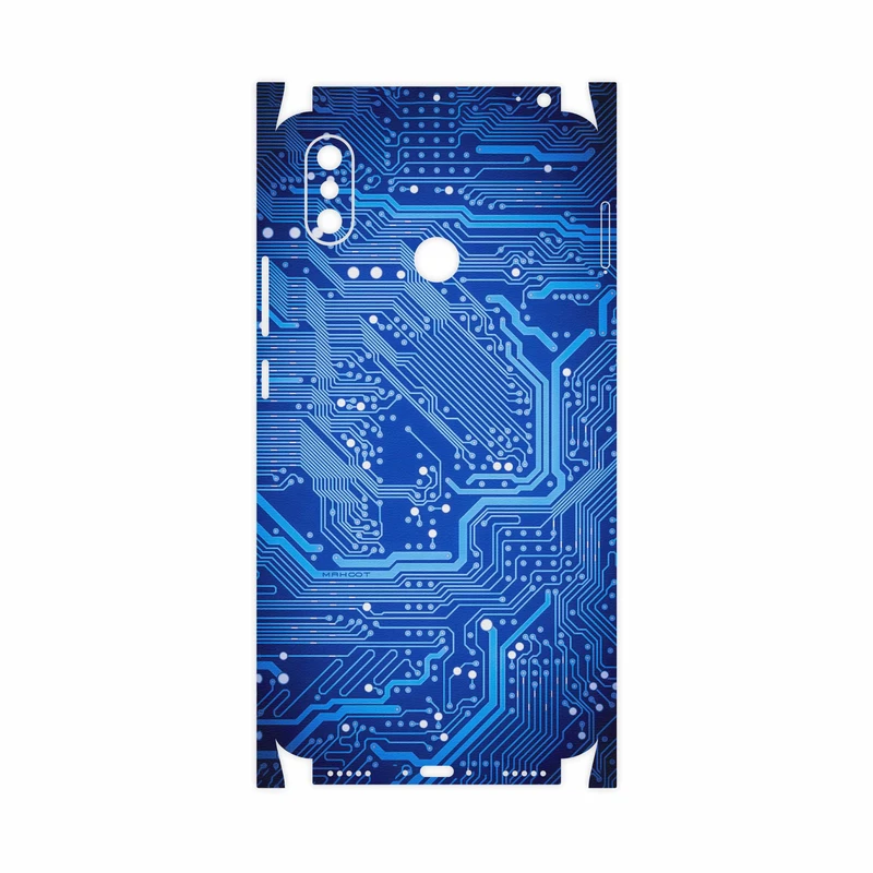 برچسب پوششی ماهوت مدل Blue Printed Circuit Board-FullSkin مناسب برای گوشی موبایل شیائومی Mi Max 3