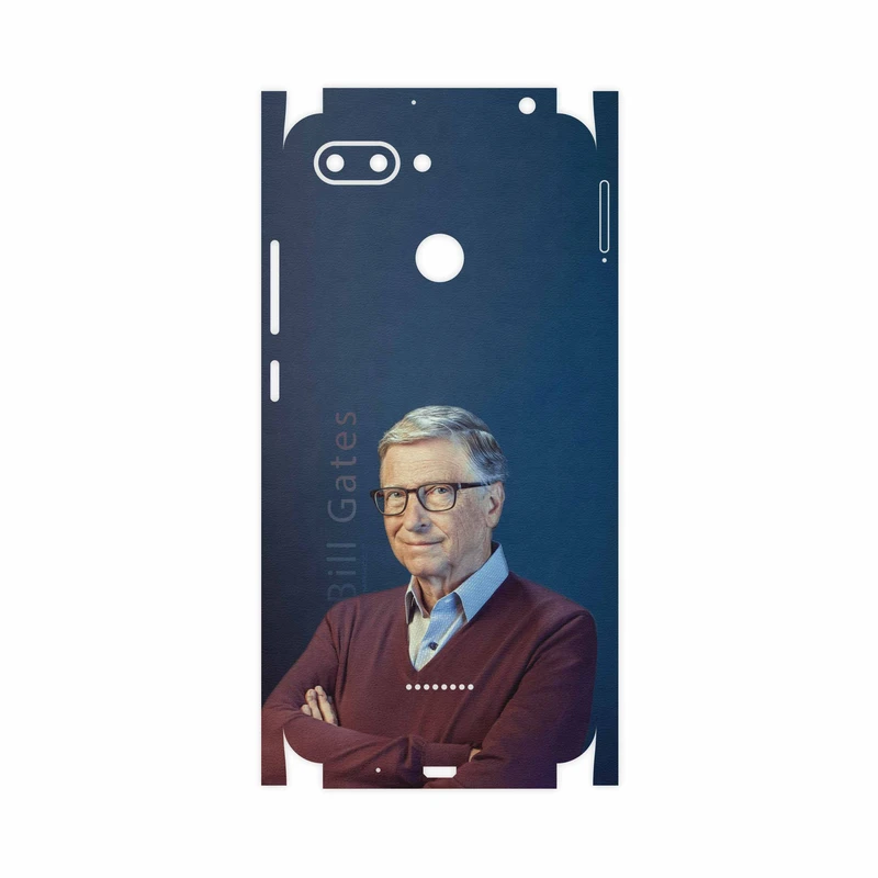 برچسب پوششی ماهوت مدل Bill Gates-FullSkin مناسب برای گوشی موبایل شیائومی Redmi 6