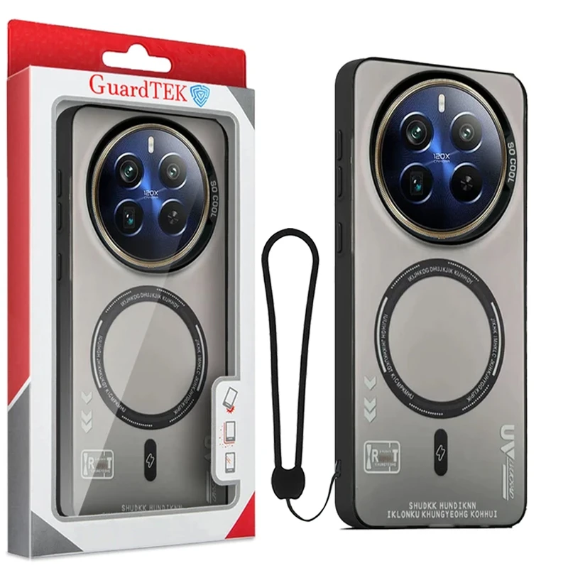کاور گاردتک اساک مدل SoCool_Strap مناسب برای گوشی موبایل ریلمی 12 Pro Plus به همراه بند آویز