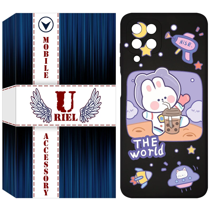 کاور یوریل مدل KSH کد 8 طرح خرگوش فضانورد مناسب برای گوشی موبایل سامسونگ Galaxy M33