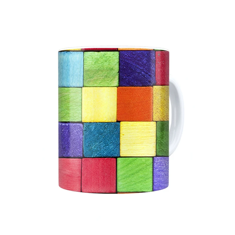 ماگ ترمه طراحان ایده مدل چوب های رنگی کد cfp1014