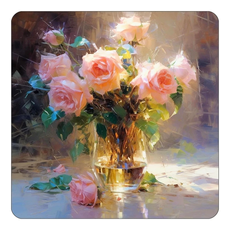 مگنت کاکتی طرح نقاشی رنگ روغن مدل mp72118