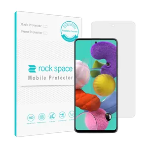 Rockspace transparent screen protector HyGEL model suitable for Samsung Galaxy A51 mobile phone