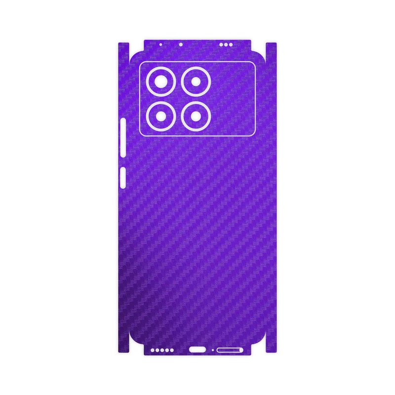 برچسب پوششی ماهوت مدل Purple-Fiber-FullSkin مناسب برای گوشی موبایل شیائومی Poco X6 Pro