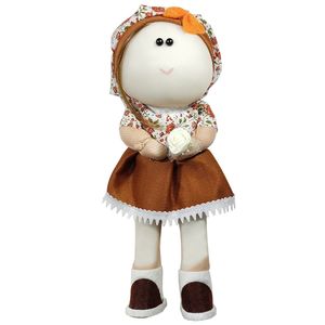 نقد و بررسی عروسک طرح دختر روسی کد 2524 ارتفاع 24 سانتی متر توسط خریداران