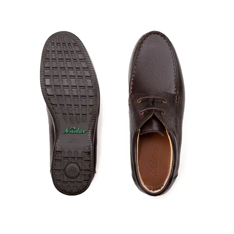 کفش مردانه نادر کد 282 رنگ قهوه ای