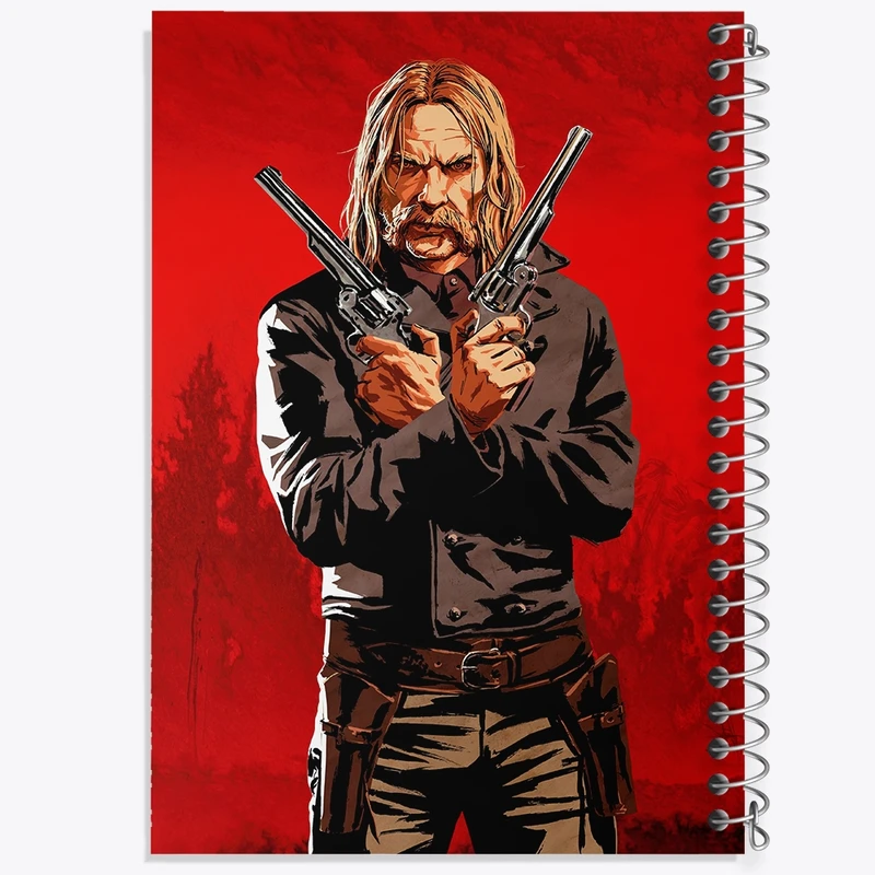 دفتر مشق 100 برگ خندالو طرح بازی رد دد (Read dead) کد F740