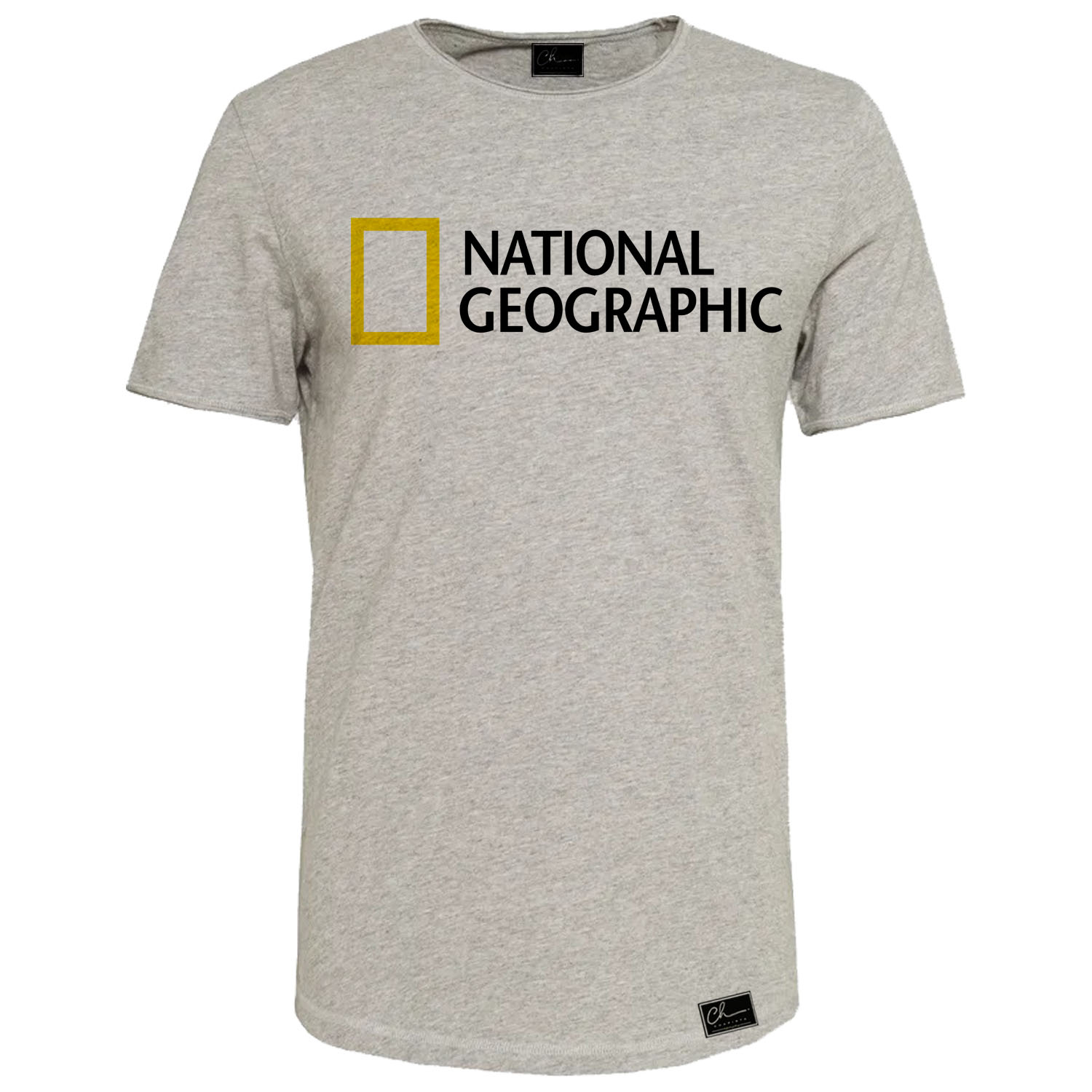 راهنمای خرید اینترنتی تی شرت آستین کوتاه مردانه مدل National Geographic کد ZJ27 رنگ طوسی