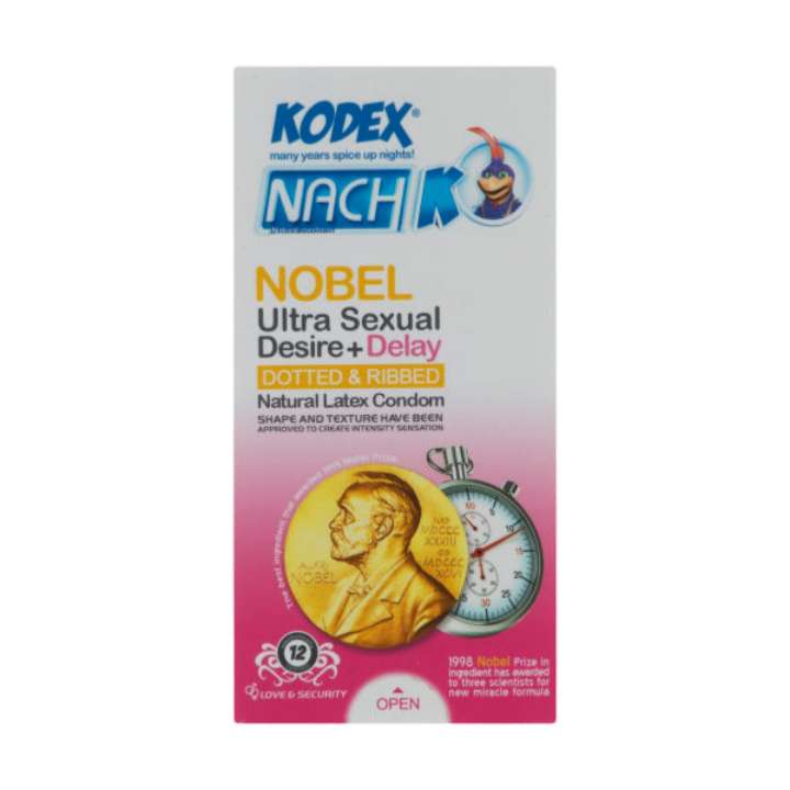 کاندوم ناچ کدکس مدل Nobel بسته 12 عددی کاندوم ناچ کدکس مدل Nobel بسته 12 عددی