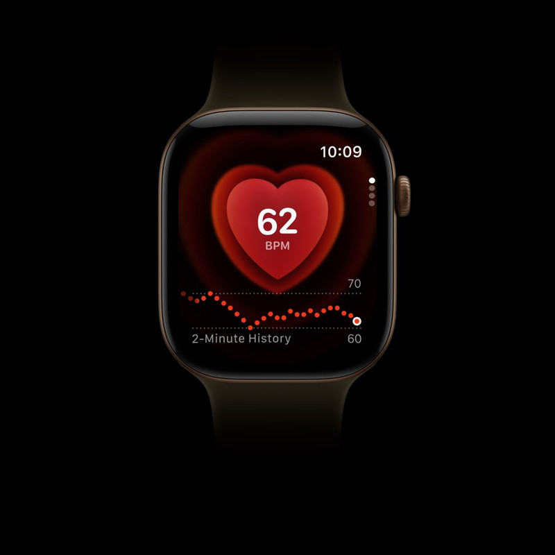 ساعت هوشمند 42 میلی‌متری اپل مدل Watch Series 12 Aluminum Case با بند سیلیکونی، سازگار با iOS 27 و بالاتر