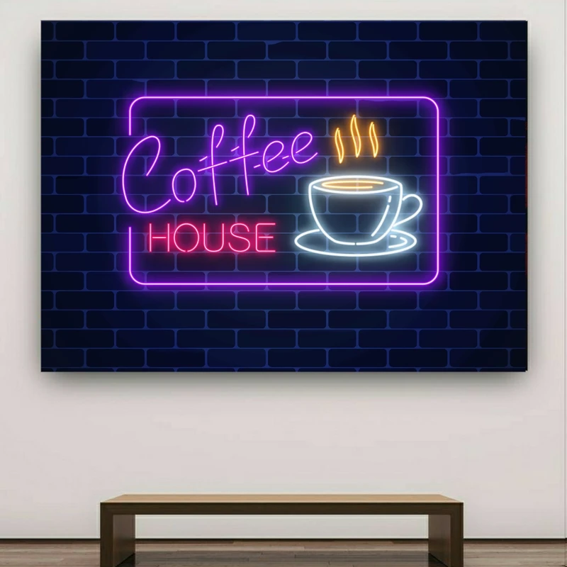 تابلو بوم طرح مخمل فنجان مدل کافی شاپ کد GR668