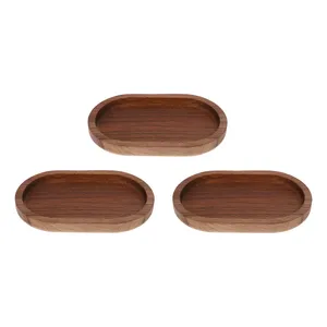سینی سرو مدل چوبی مجموعه 3 عددی