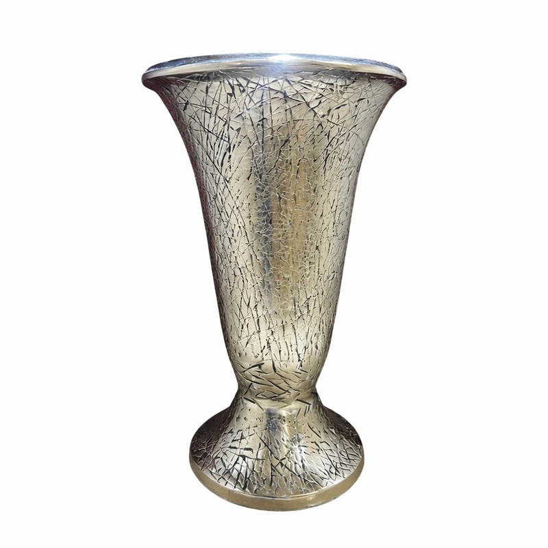 گلدان دکوری مدل الومینیومی خطی