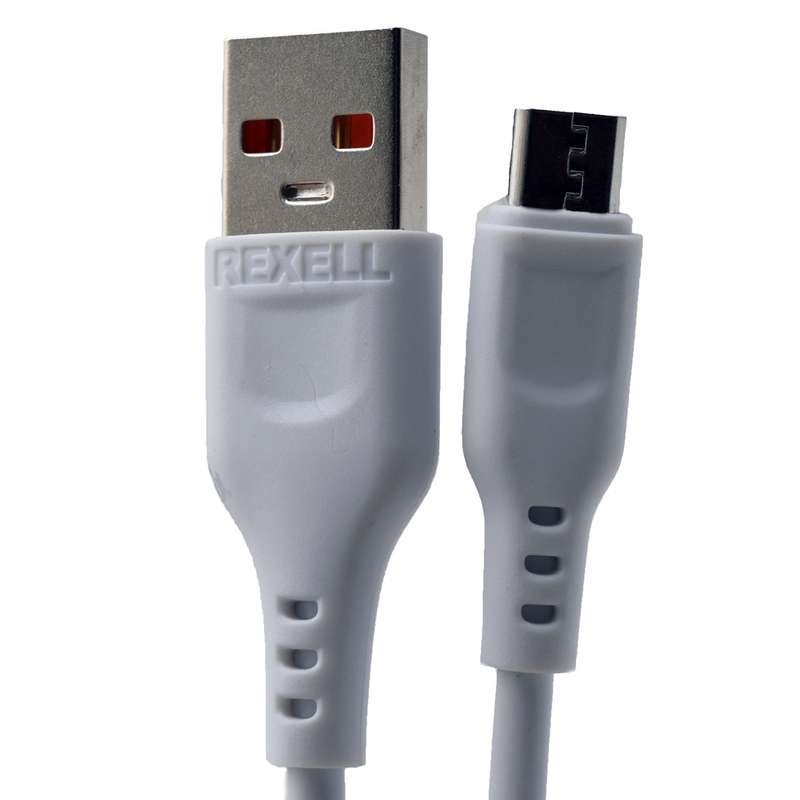 کابل تبدیل USB به microUSB رکسل مدل RE01m طول 1 متر