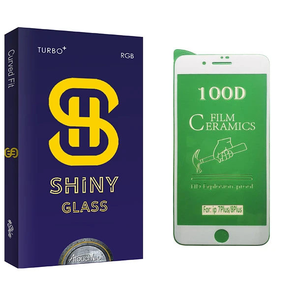 محافظ صفحه نمایش سرامیکی آتوچبو مدل Shiny Glass مناسب برای گوشی موبایل اپل iPhone 8 Plus