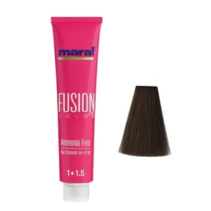 رنگ مو مارال شماره 5.00 مدل   Fusion حجم 100 میلی‌لیتر رنگ قهوه‌ای روشن اکسترا