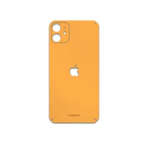 MAHOOT Matte-Orange Cover Sticker for apple iPhone 11