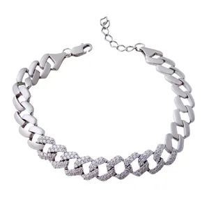     دستبند نقره زنانه بازرگانی میلادی کد DP_231