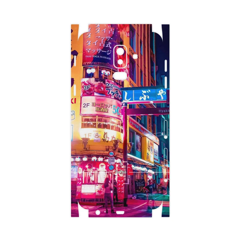 برچسب پوششی ماهوت مدل Tokyo City-FullSkin مناسب برای گوشی موبایل سامسونگ Galaxy J8