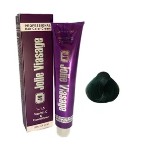 رنگ مو ژولیا ویسیژ شماره e17-0.33 حجم 100 میلی لیتر رنگ واریاسیون سبز 