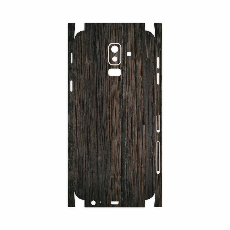 برچسب پوششی ماهوت مدل Burned Wood-FullSkin مناسب برای گوشی موبایل سامسونگ Galaxy J8