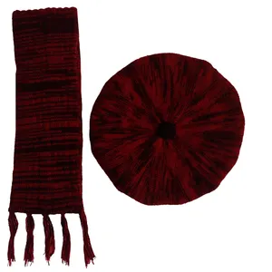 ست کلاه و شال گردن بافتنی مدل A