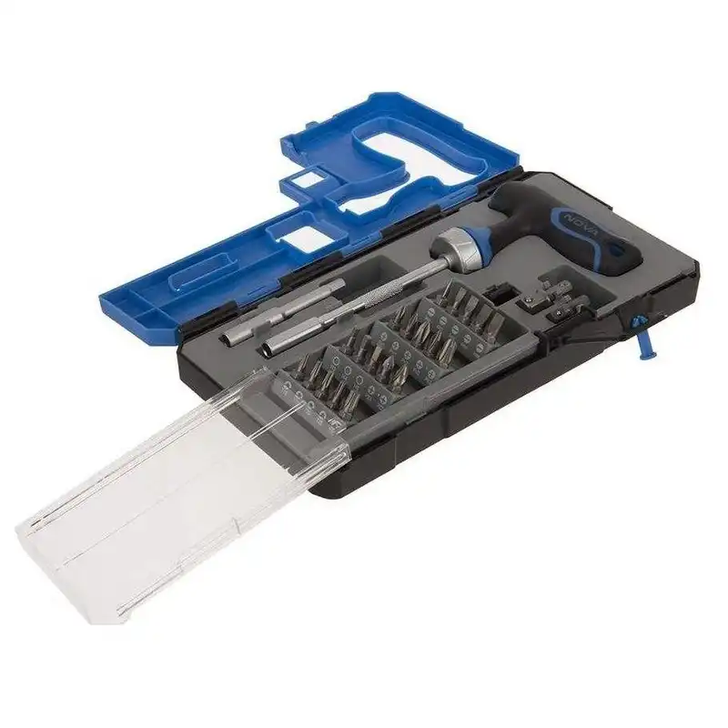 مجموعه 25 عددی سری پیچ گوشتی و آچار نووا مدل 1333