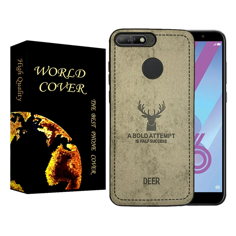 کاور دنیای قاب مدل گوزنی کد 01 مناسب برای گوشی موبایل هوآوی   Y6 2018 / Y6 Prime 2018