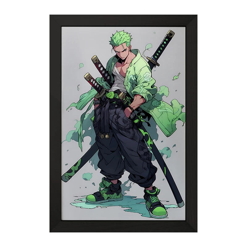 تابلو خندالو مدل پسر انیمه ای کد F4537