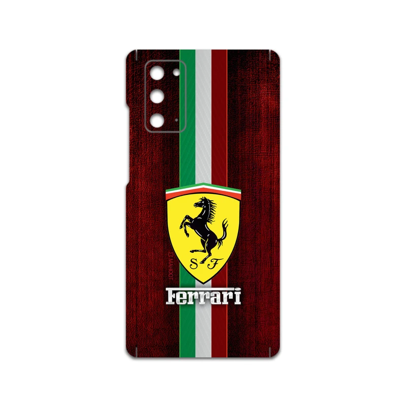 برچسب پوششی ماهوت مدل Ferrari مناسب برای گوشی موبایل سامسونگ Galaxy Note20