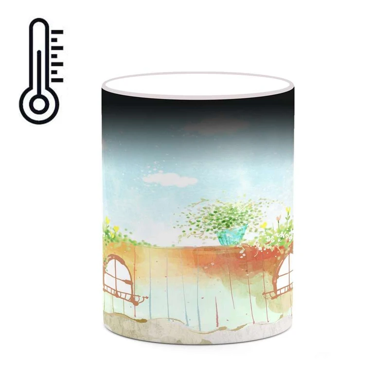 ماگ حرارتی کاکتی مدل دنیای فانتزی کد mgh18641