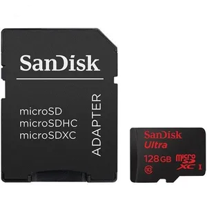 کارت حافظه  مدل اولترا کلاس 10 استاندارد UHS-I سرعت 80mb/s ظرفیت 128 گیگابایت به همراه آداپتور MicroSD