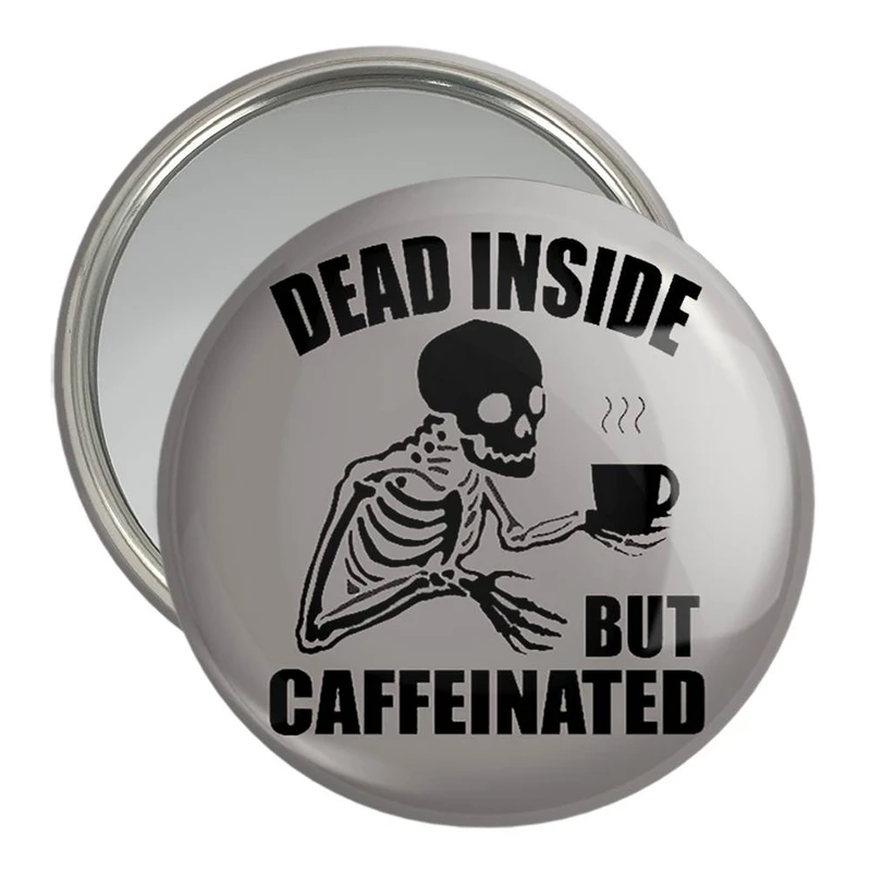 آینه جیبی خندالو مدل قهوه Coffee  کد 21991