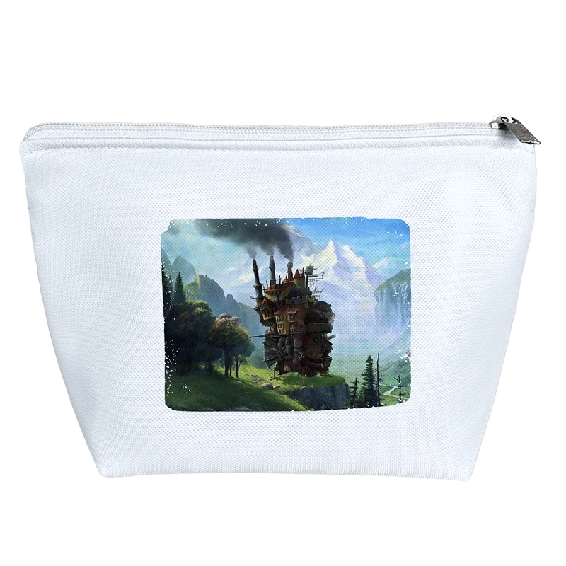 کیف لوازم آرایش دخترانه خندالو مدل انیمه قلعه متحرک هاول کد 1152