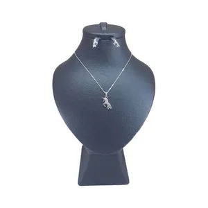 نیم ست نقره زنانه مدل اسب تک شاخ کد 2