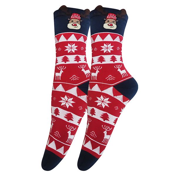 جوراب ساق بلند زنانه تن پوش هنگامه مدل گوزن کد SO2 -  - 1