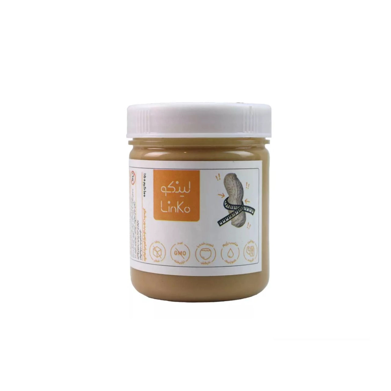 کره بادام زمینی بدون شکر لینکو - 100 گرم