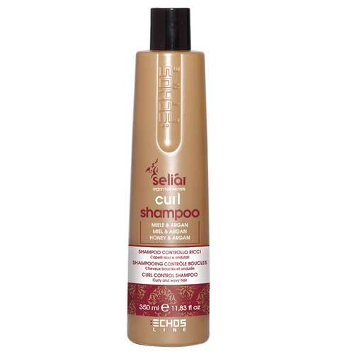 شامپو مو اچ اس لاین مدل curl حجم 350 میلی لیتر